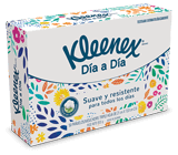Kleenex día a día 50 pañuelos caja floral
